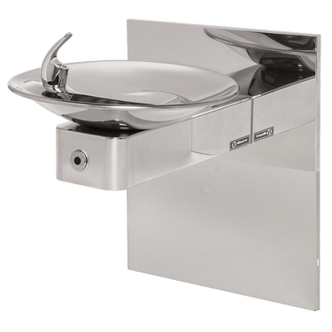 Wall Mount ADA Touchless High Polished Fountain w/Mounting System